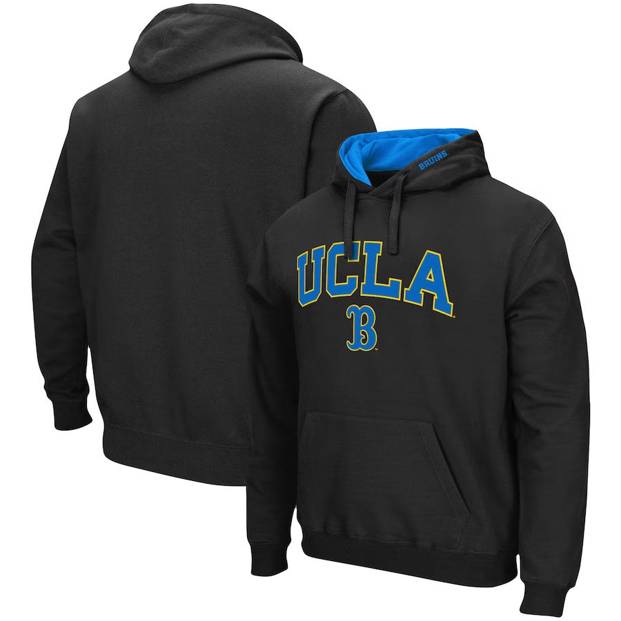 UCLA Bruins Colosseum Arch & Logo 3.0 Pullover Hoodie - Black - UKASSNI