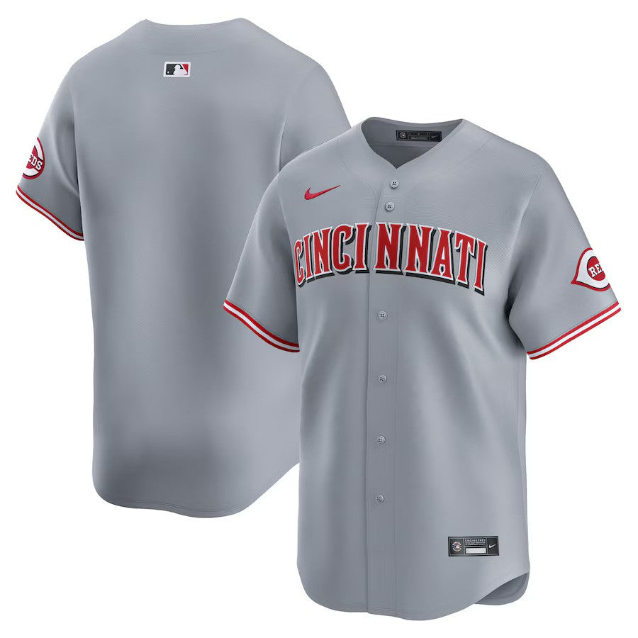 Cincinnati Reds Nike Away Limited Jersey - Gray - UKASSNI