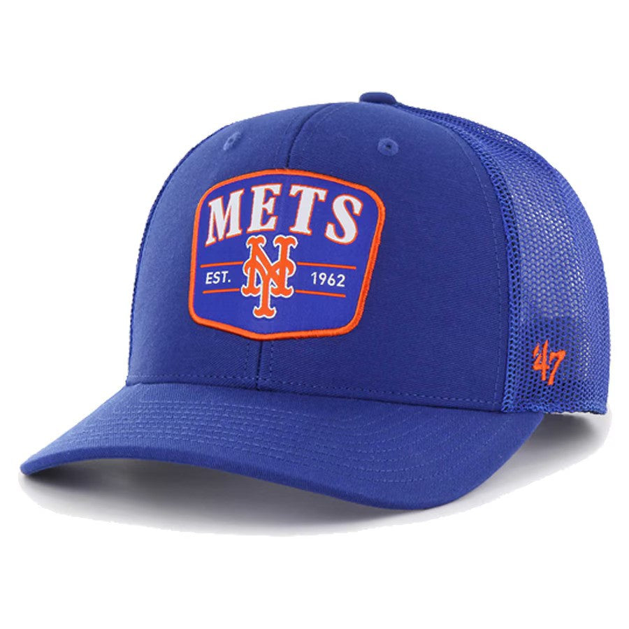 New York Mets '47 Squad Trucker Adjustable Hat - Royal - UKASSNI