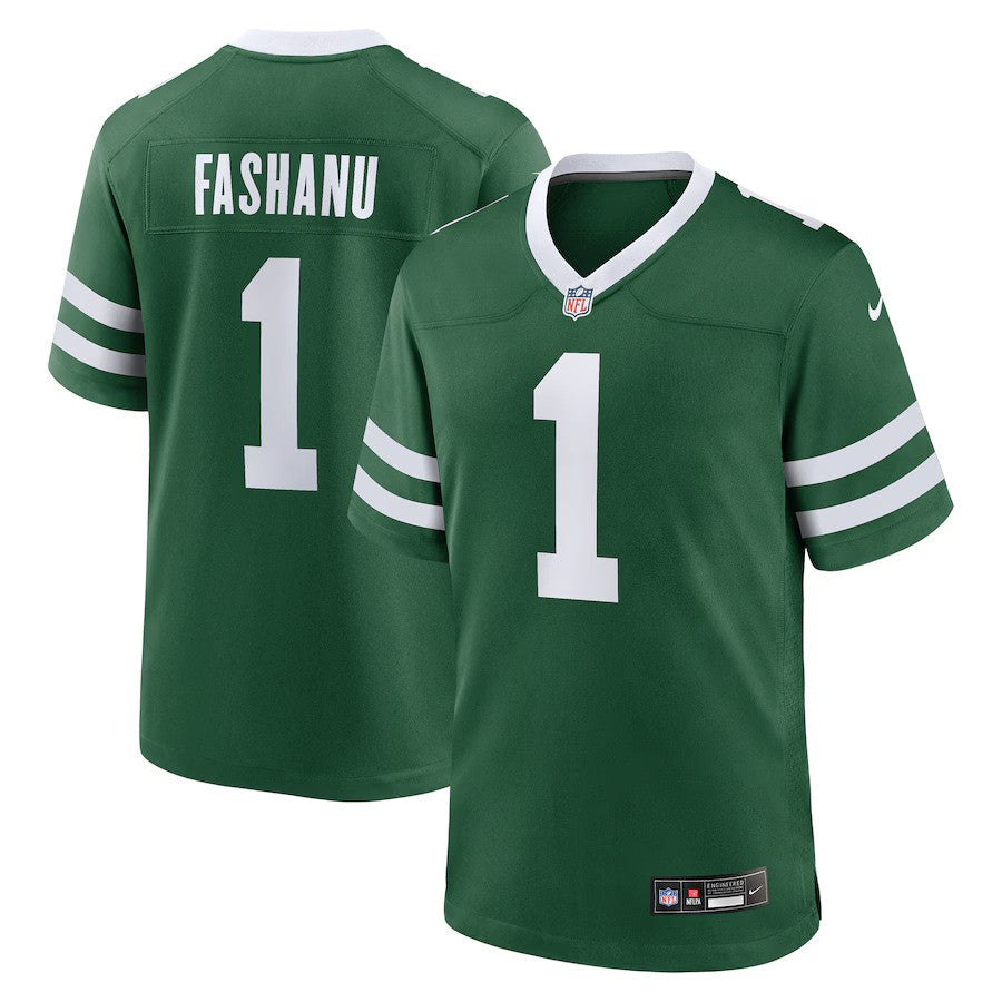 Olu Fashanu New York Jets Nike 2024 NFL Draft First Round Pick Player Game Jersey - Gotham Green - UKASSNI