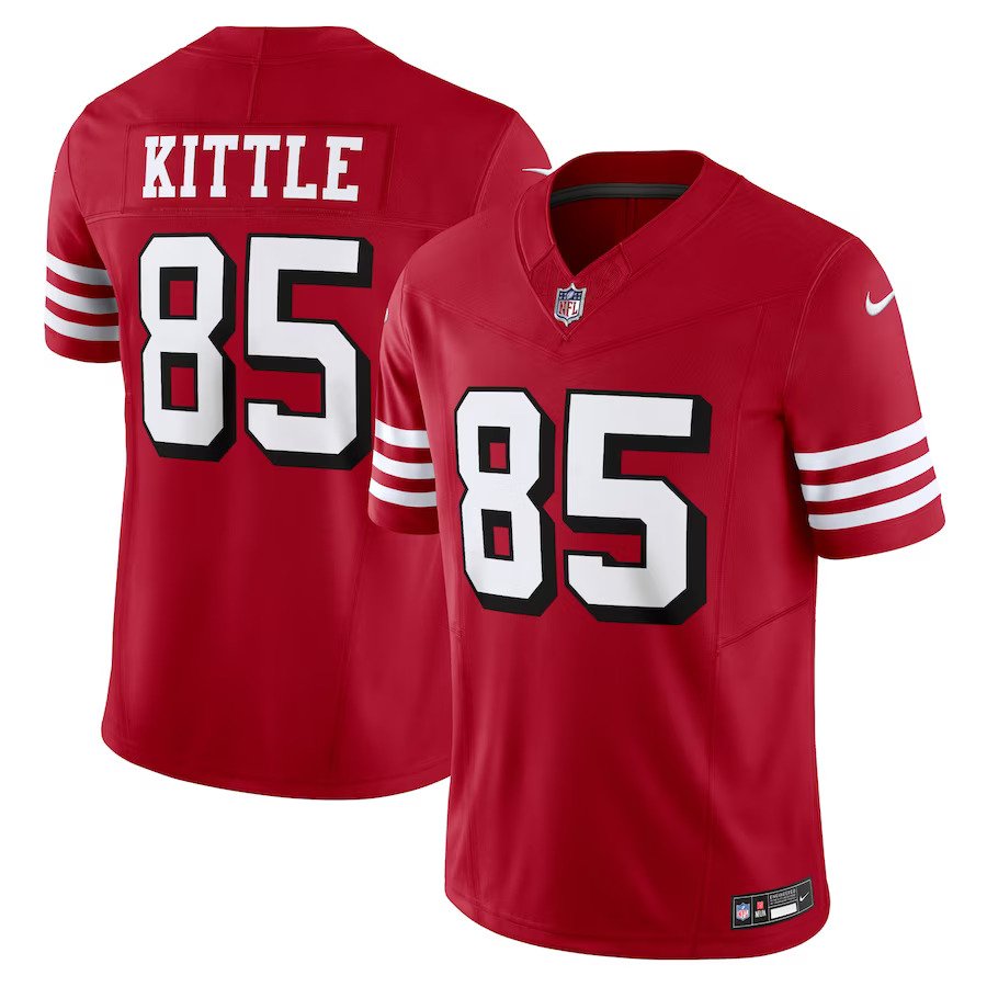 George Kittle San Francisco 49ers Nike Vapor F.U.S.E. Limited Alternate 1 Jersey - Scarlet - UKASSNI