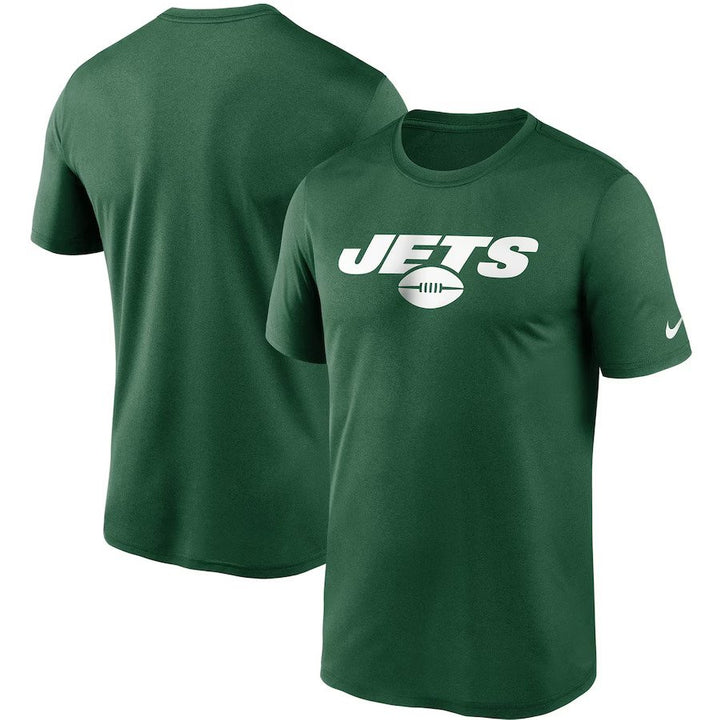 New York Jets NFL UK Medium Nike Wordmark Legend Performance T-Shirt - Green - UKASSNI
