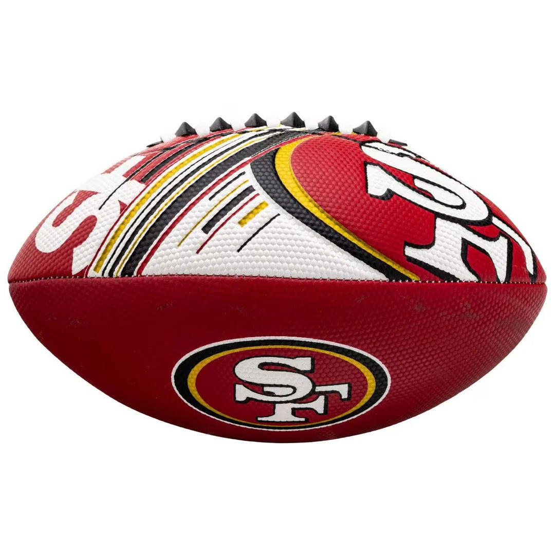 San Francisco 49ers NFL UK Air Tech Mini Football (UK Stock) - UKASSNI