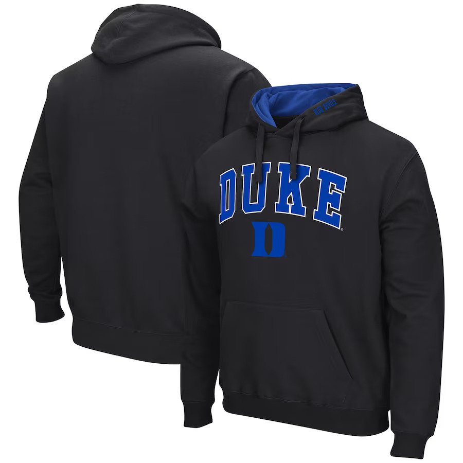Duke Blue Devils Colosseum Arch & Logo 3.0 Pullover Hoodie - Black - UKASSNI