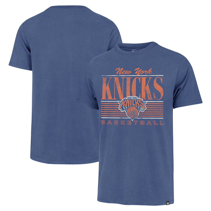 New York Knicks '47 Remix Franklin T-Shirt - Blue - UKASSNI