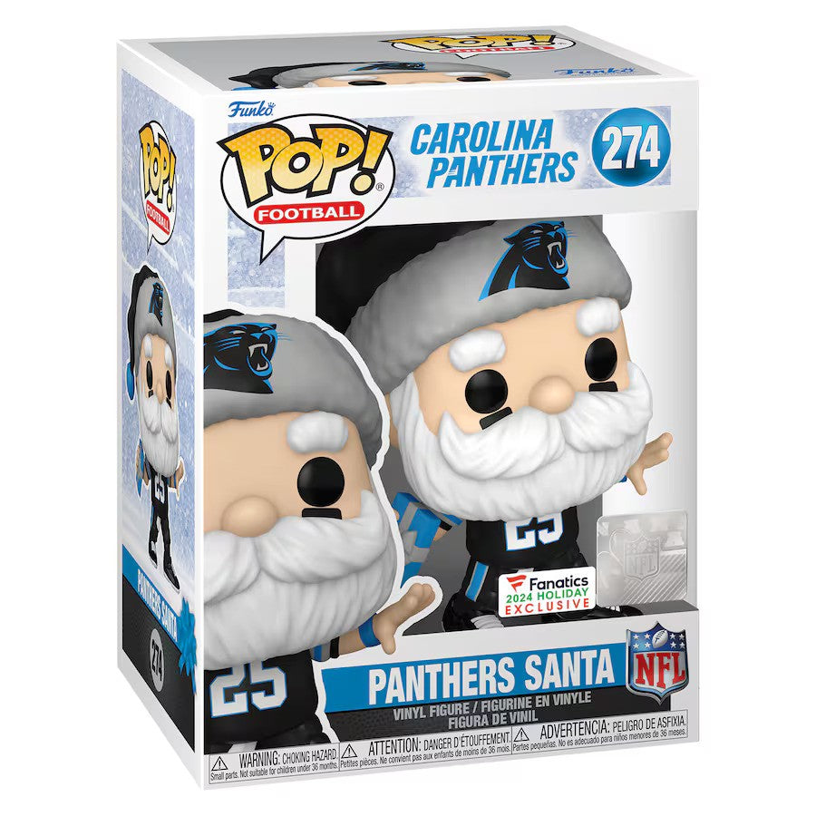 Carolina Panthers Santa Funko Pop! 2024 Fanatics Exclusive Vinyl Figure - UKASSNI