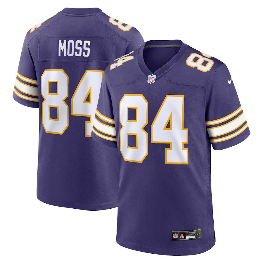 Randy Moss Minnesota Vikings Nike Classic Retired Player Game Jersey - Purple - UKASSNI