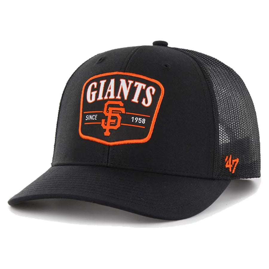 San Francisco Giants '47 Squad Trucker Adjustable Hat - Black - UKASSNI