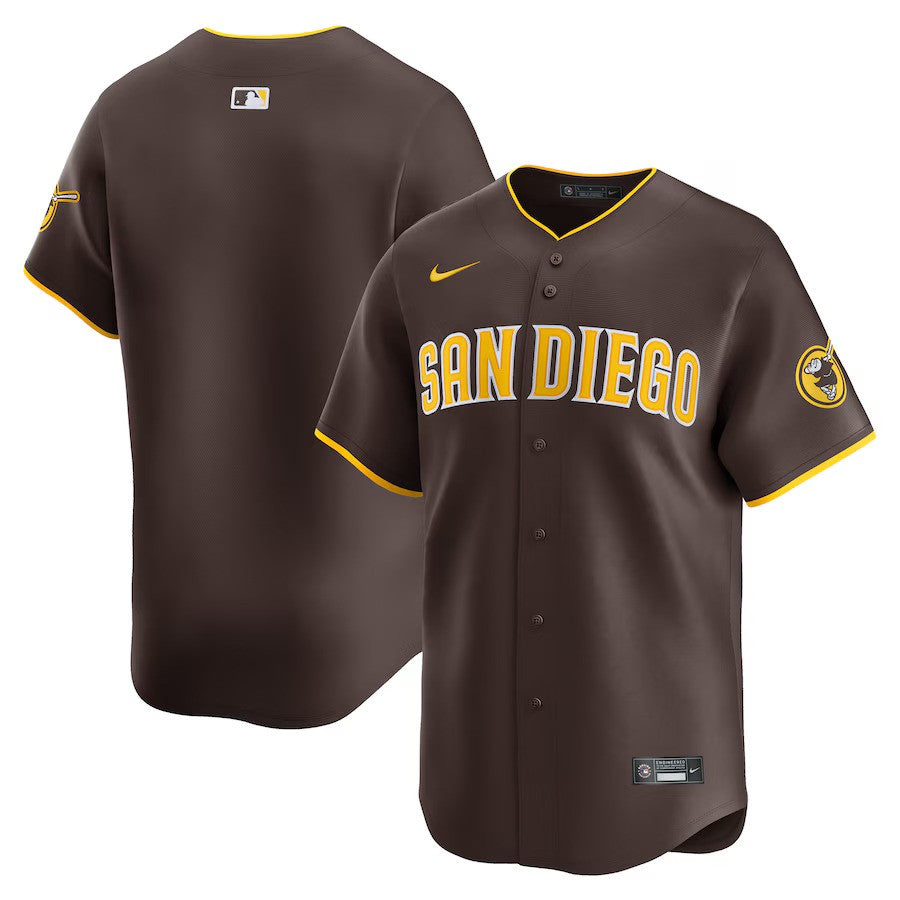 San Diego Padres Nike Away Limited Jersey - Brown - UKASSNI
