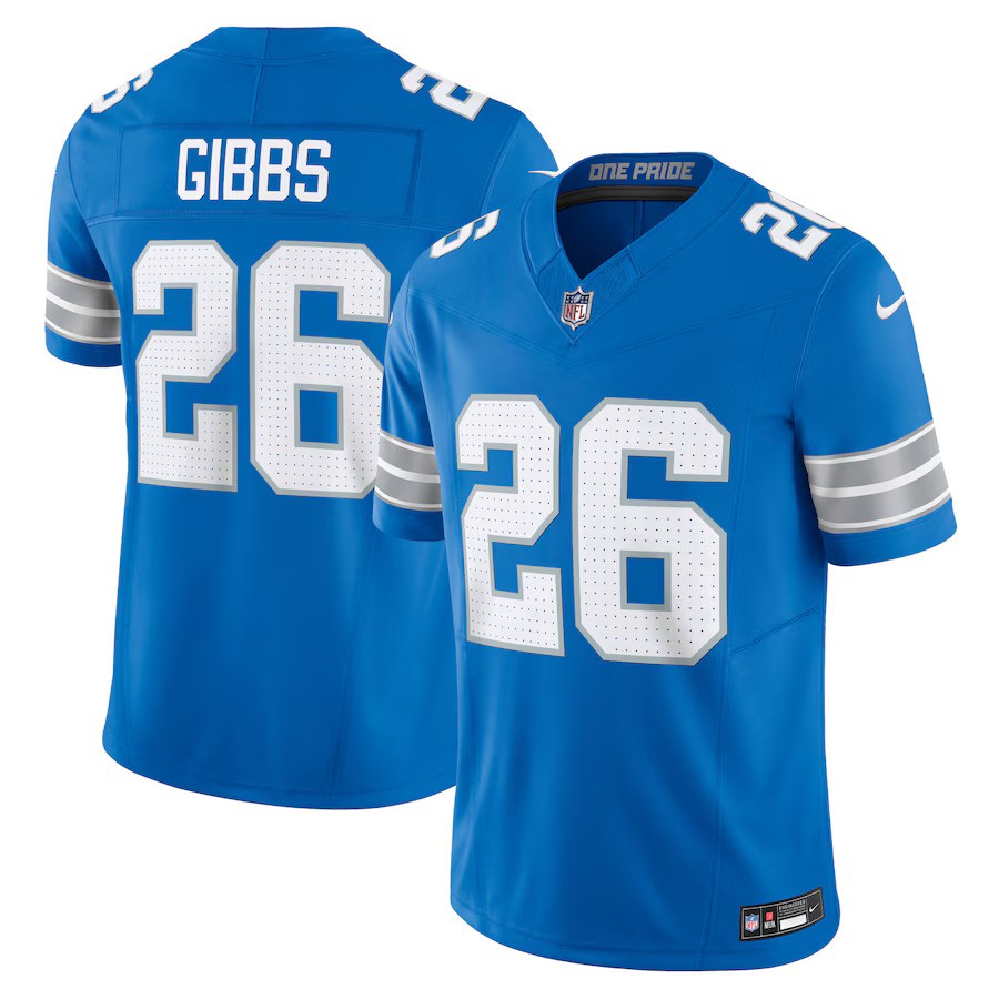 Jahmyr Gibbs Detroit Lions Nike Vapor F.U.S.E. Limited Jersey - Blue