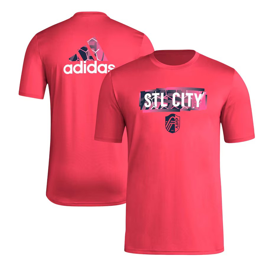 St. Louis City SC adidas Local Pop AEROREADY T-Shirt - Red - UKASSNI