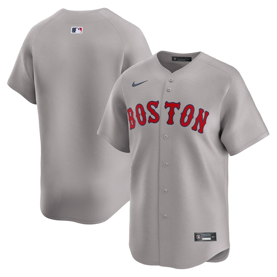 Boston Red Sox Nike Away Limited Jersey - Gray - UKASSNI