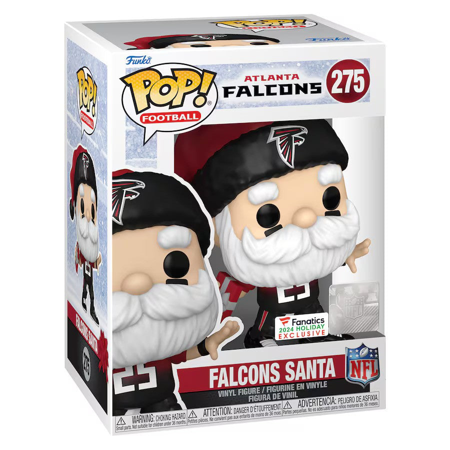 Atlanta Falcons Santa Funko Pop! 2024 Fanatics Exclusive Vinyl Figure - UKASSNI