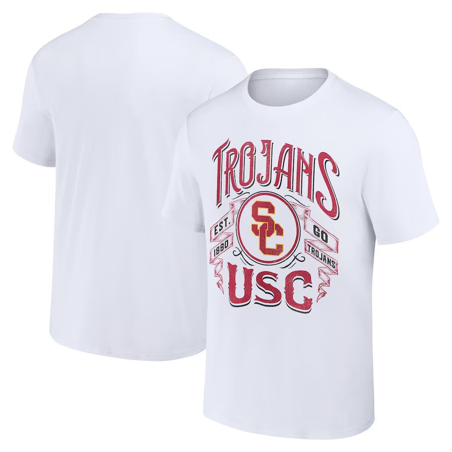 USC Trojans Darius Rucker Collection by Fanatics Festival T-Shirt - White - UKASSNI