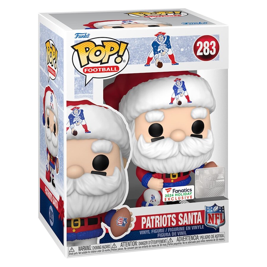 New England Patriots Santa Funko Pop! 2024 Fanatics Exclusive Vinyl Figure - UKASSNI