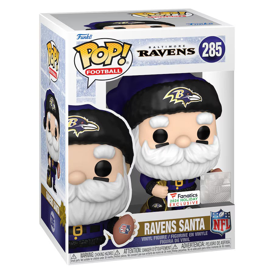 Baltimore Ravens Santa Funko Pop! 2024 Fanatics Exclusive Vinyl Figure - UKASSNI