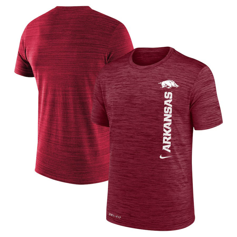 Arkansas Razorbacks Nike 2024 Sideline Performance T-Shirt - Crimson - UKASSNI