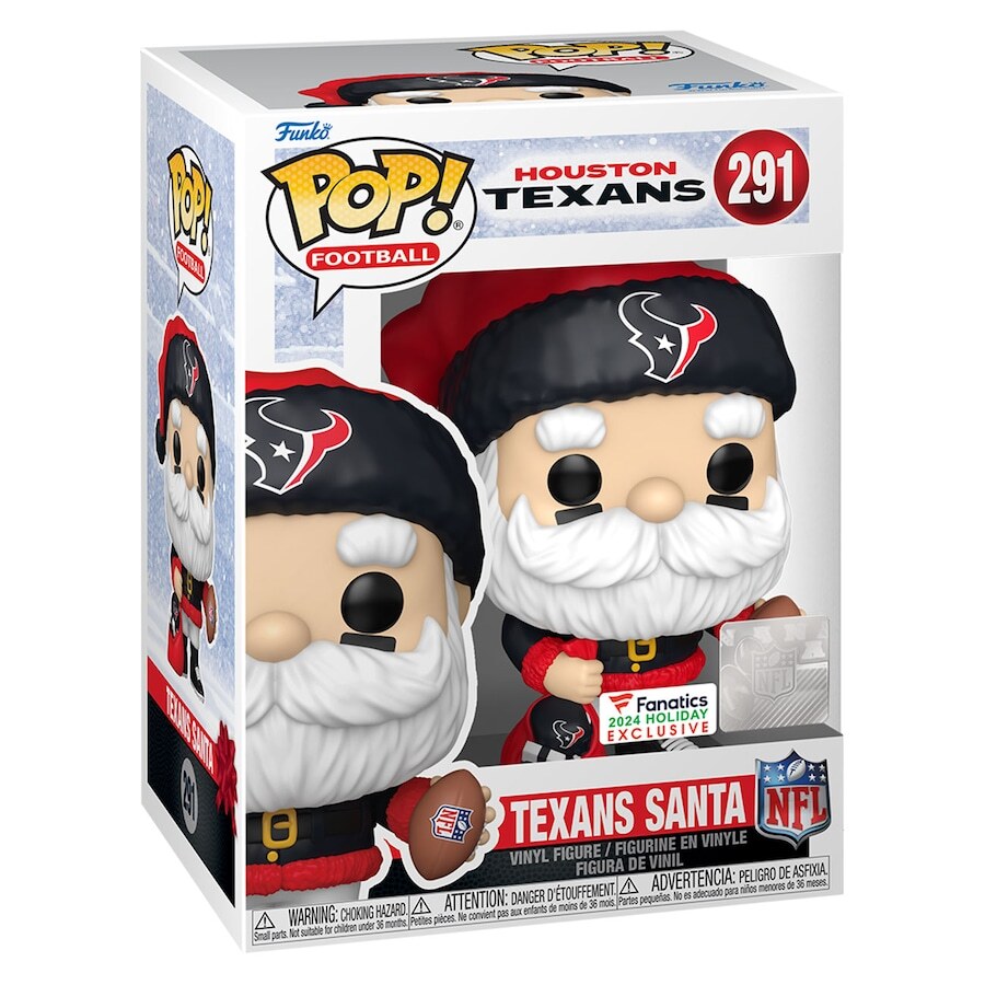 Houston Texans Santa Funko Pop! 2024 Fanatics Exclusive Vinyl Figure - UKASSNI