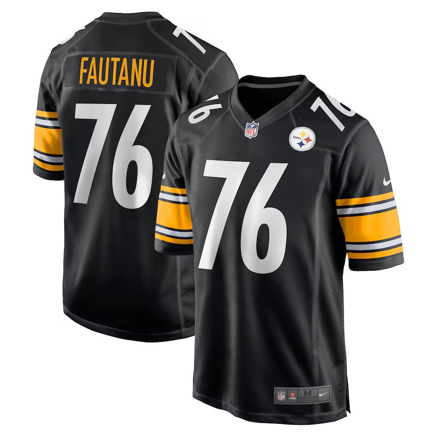 Troy Fautanu Pittsburgh Steelers Nike 2024 NFL Draft First Round Pick Player Game Jersey - Black - UKASSNI