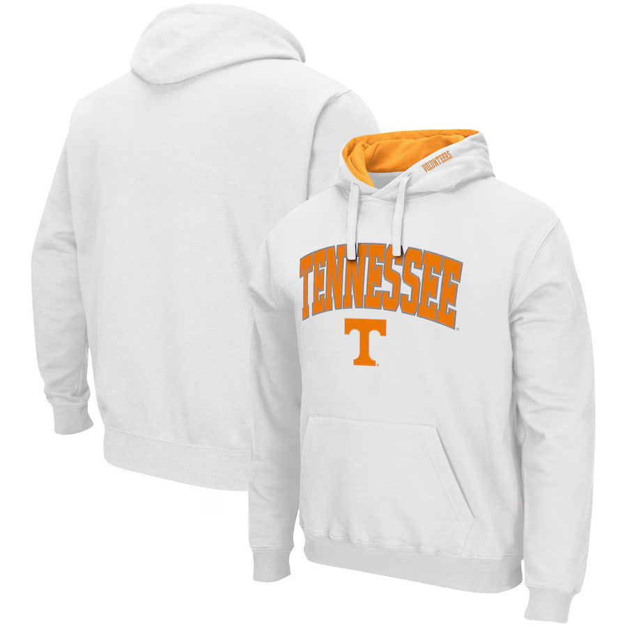 Tennessee Volunteers Colosseum Arch & Logo 3.0 Pullover Hoodie - White - UKASSNI