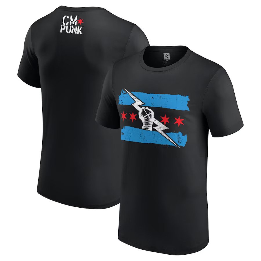 WWE - Return of CM Punk T-Shirt - Black - UKASSNI
