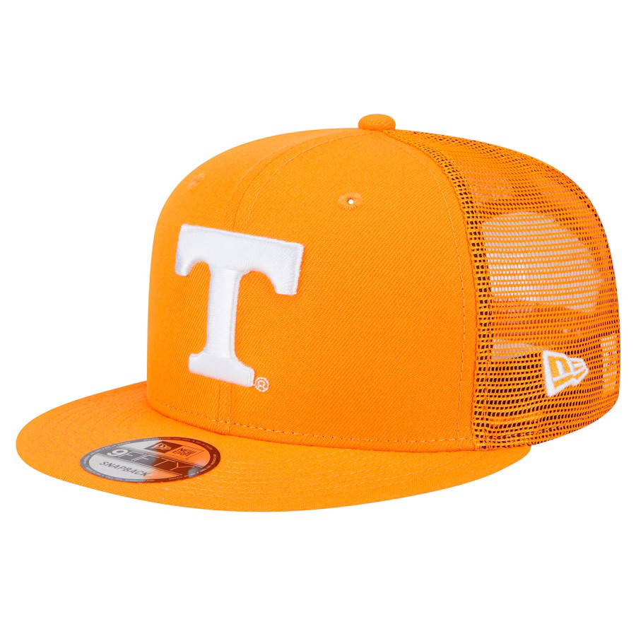 Tennessee Volunteers New Era 9FIFTY Trucker Snapback Hat - Tennessee Orange - UKASSNI