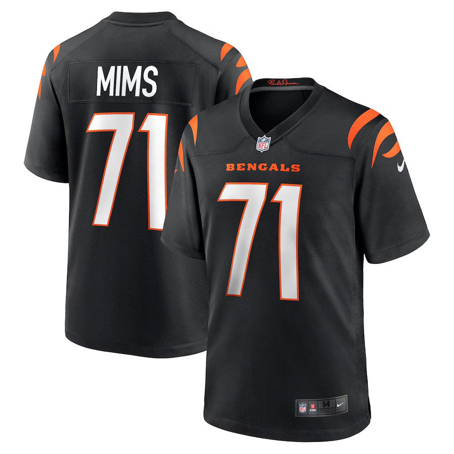Amarius Mims Cincinnati Bengals Nike 2024 NFL Draft First Round Pick Player Game Jersey - Black - UKASSNI