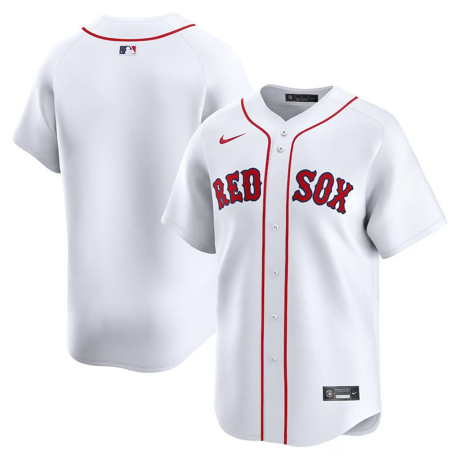 Boston Red Sox Nike Home Limited Jersey - White - UKASSNI