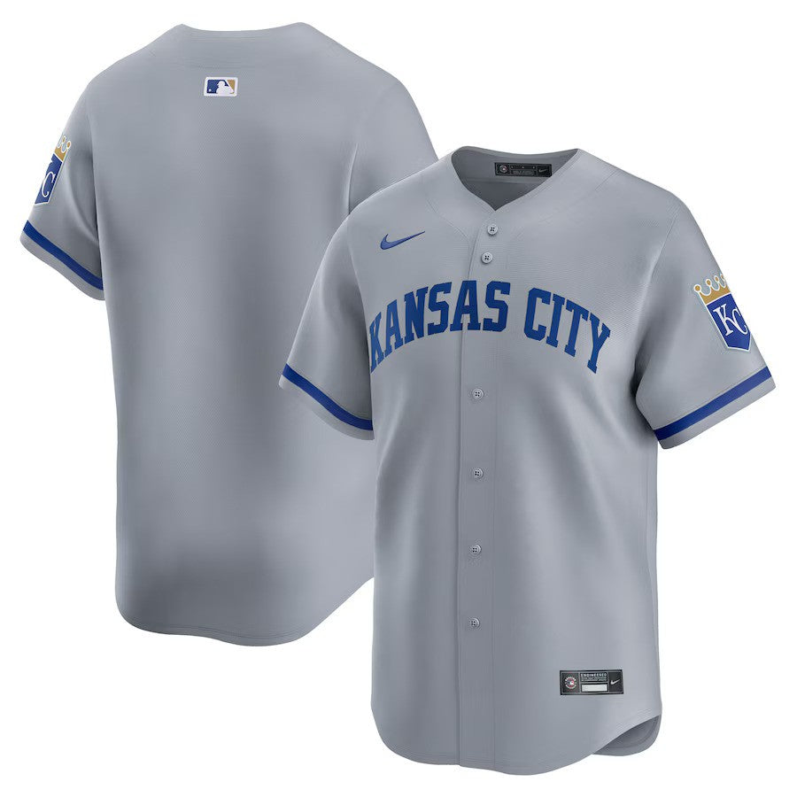 Kansas City Royals Nike Away Limited Jersey - Gray - UKASSNI