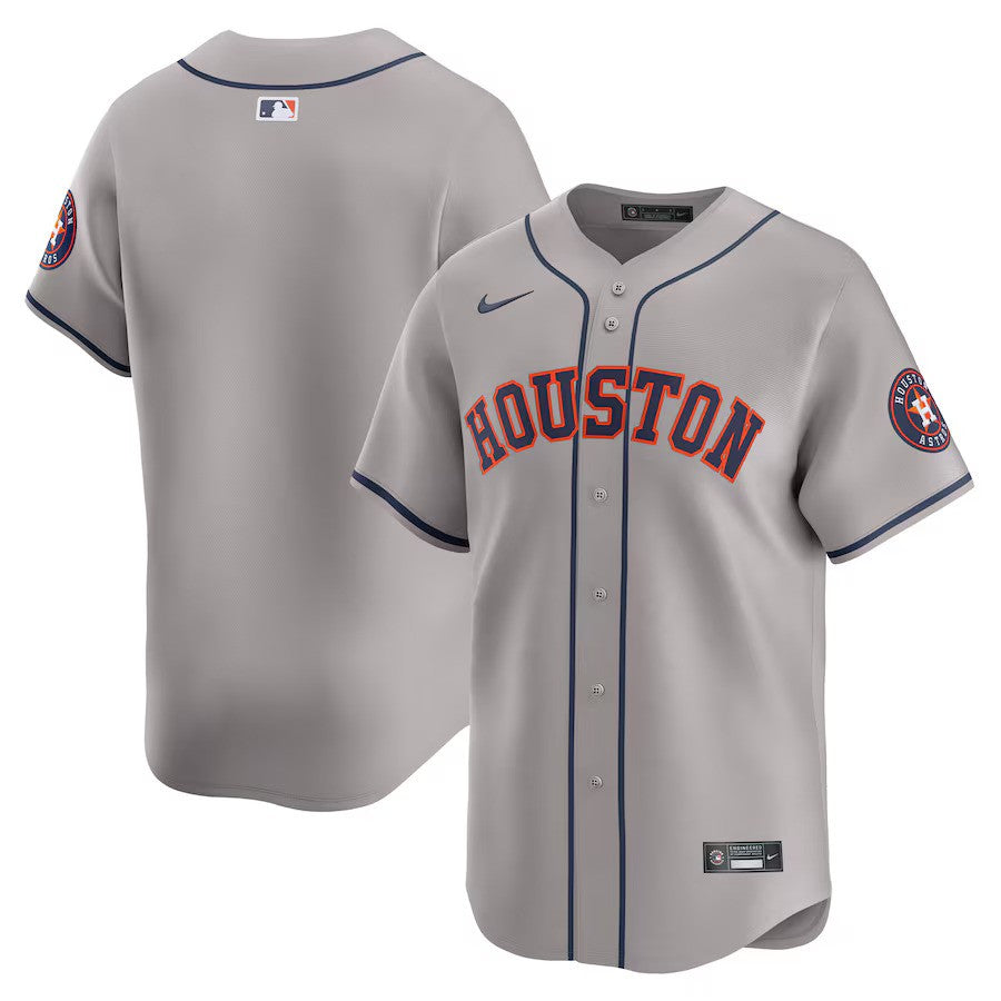 Houston Astros Nike Away Limited Jersey - Gray - UKASSNI