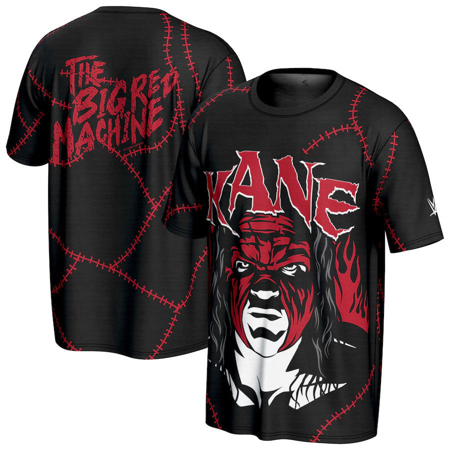 Kane WWE ProSphere Big Red Machine T-Shirt – Black (USA Stock) - UKASSNI