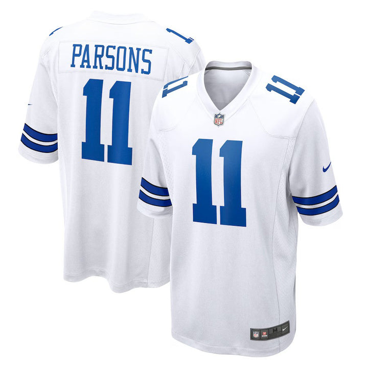 Micah Parsons NFL Dallas Cowboys Nike Game Jersey - White - UKASSNI