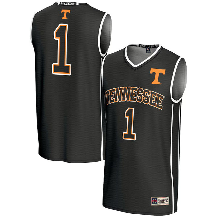 Tennessee Volunteers NCAA Gameday Greats Unisex Lightweight Basketball Jersey – Black (USA Stock) - UKASSNI