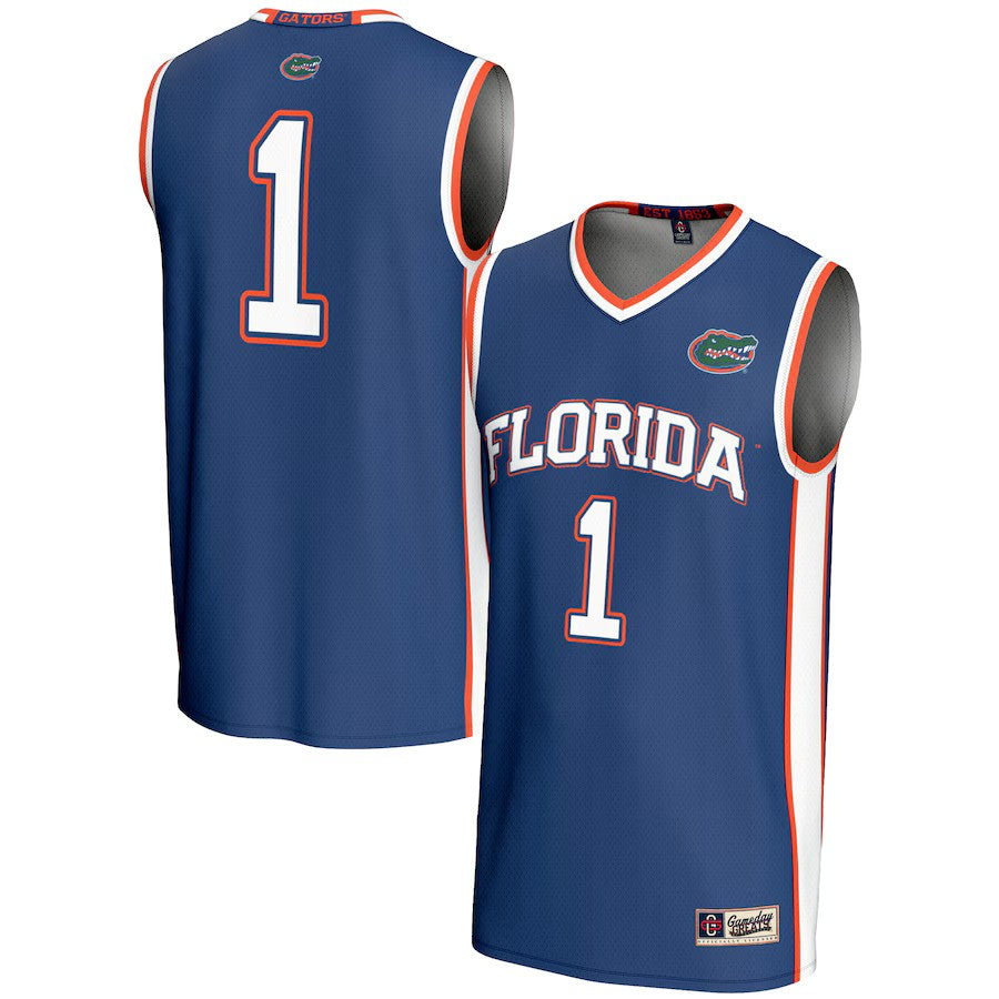 #1 Florida Gators NCAA GameDay Greats Unisex Lightweight Basketball Jersey - Royal - UKASSNI