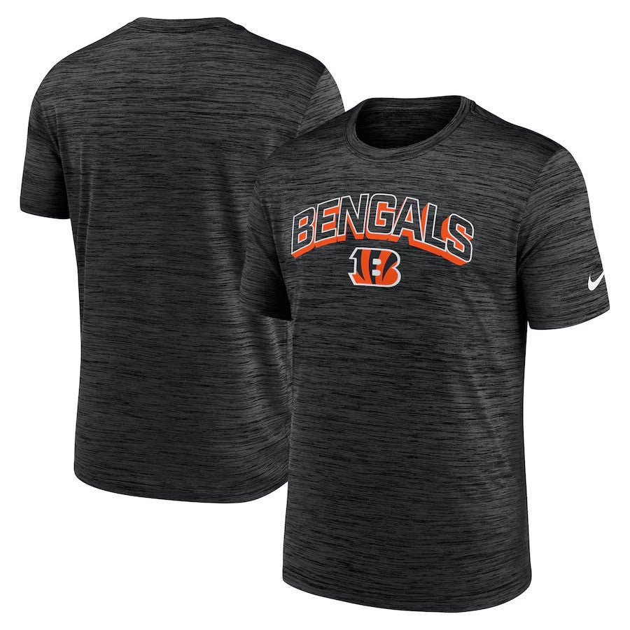 Cincinnati Bengals NFL Nike Velocity Performance T-Shirt - Black - UKASSNI