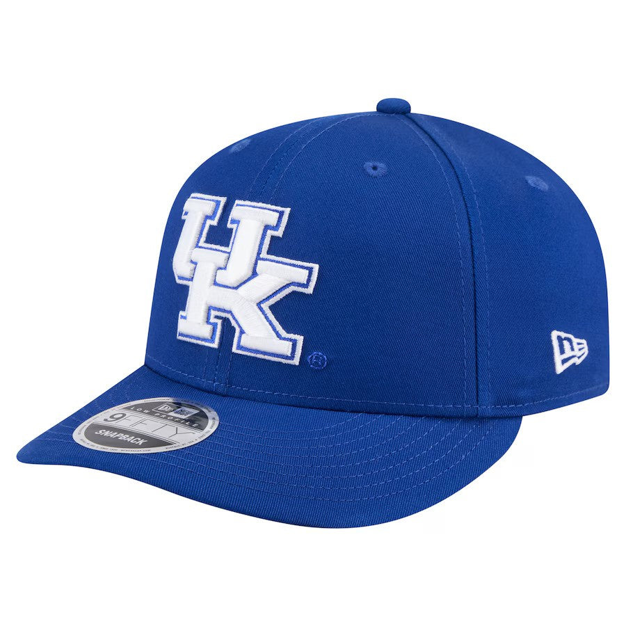 Kentucky Wildcats NCAA New Era Low Profile 9FIFTY Snapback Hat - Royal - UKASSNI