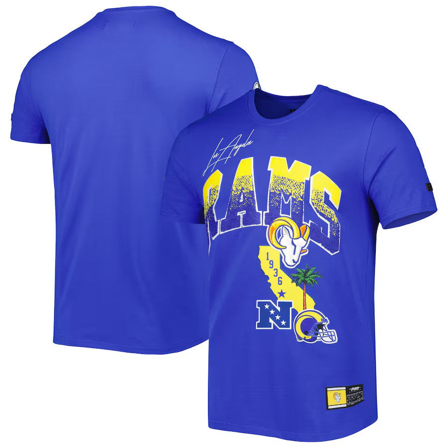 Los Angeles Rams Pro Standard Hometown Collection T-Shirt Royal (UK Stock) - UKASSNI
