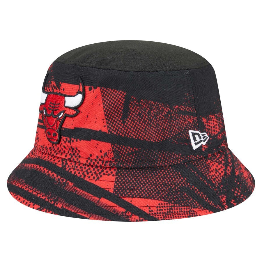 Chicago Bulls New Era Tip-Off Bucket Hat - Black/Red - UKASSNI