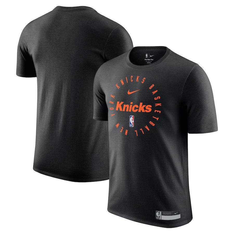 New York Knicks Nike 2024/25 Legend On-Court Practice Performance T-Shirt - Black - UKASSNI