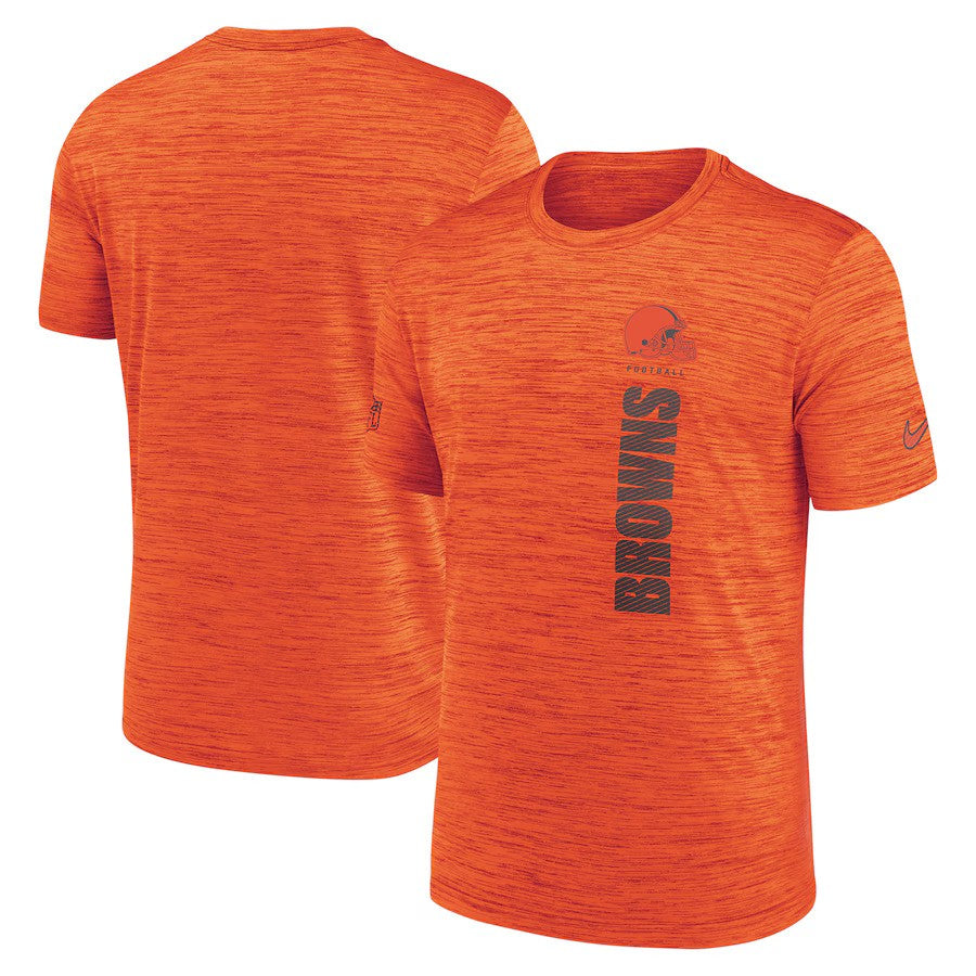 Cleveland Browns Nike 2024 Sideline Velocity Performance T-Shirt - Orange - UKASSNI