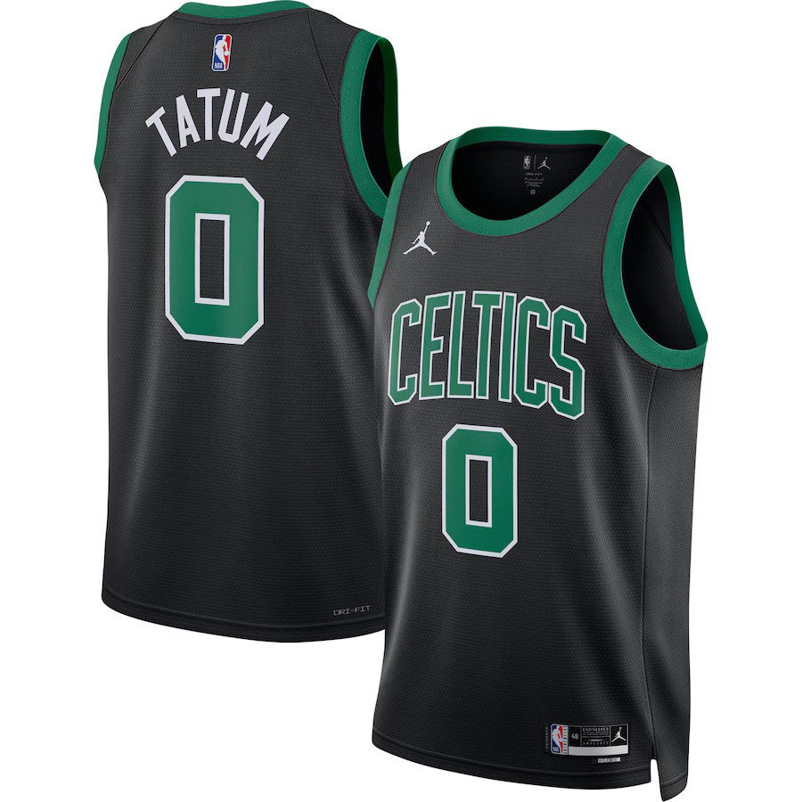 Jayson Tatum Boston Celtics Jordan Brand Unisex Swingman Jersey - Statement Edition - Black - UKASSNI