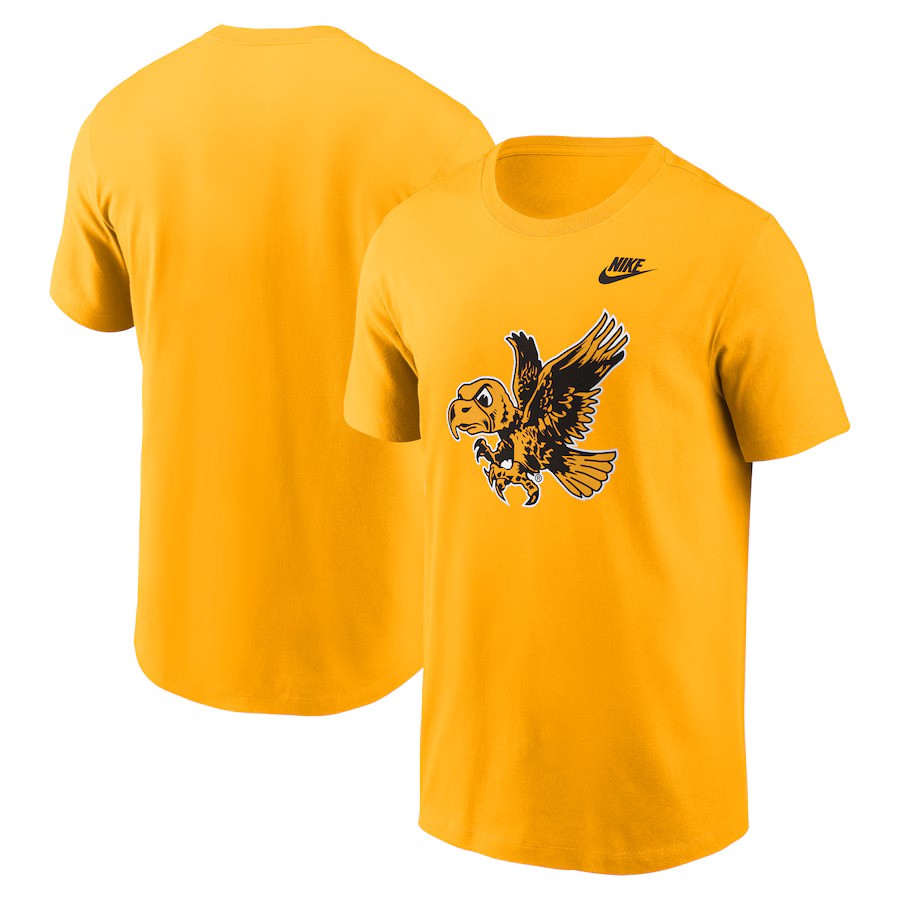 Iowa Hawkeyes Nike Legacy Alternate Logo T-Shirt - Gold - UKASSNI