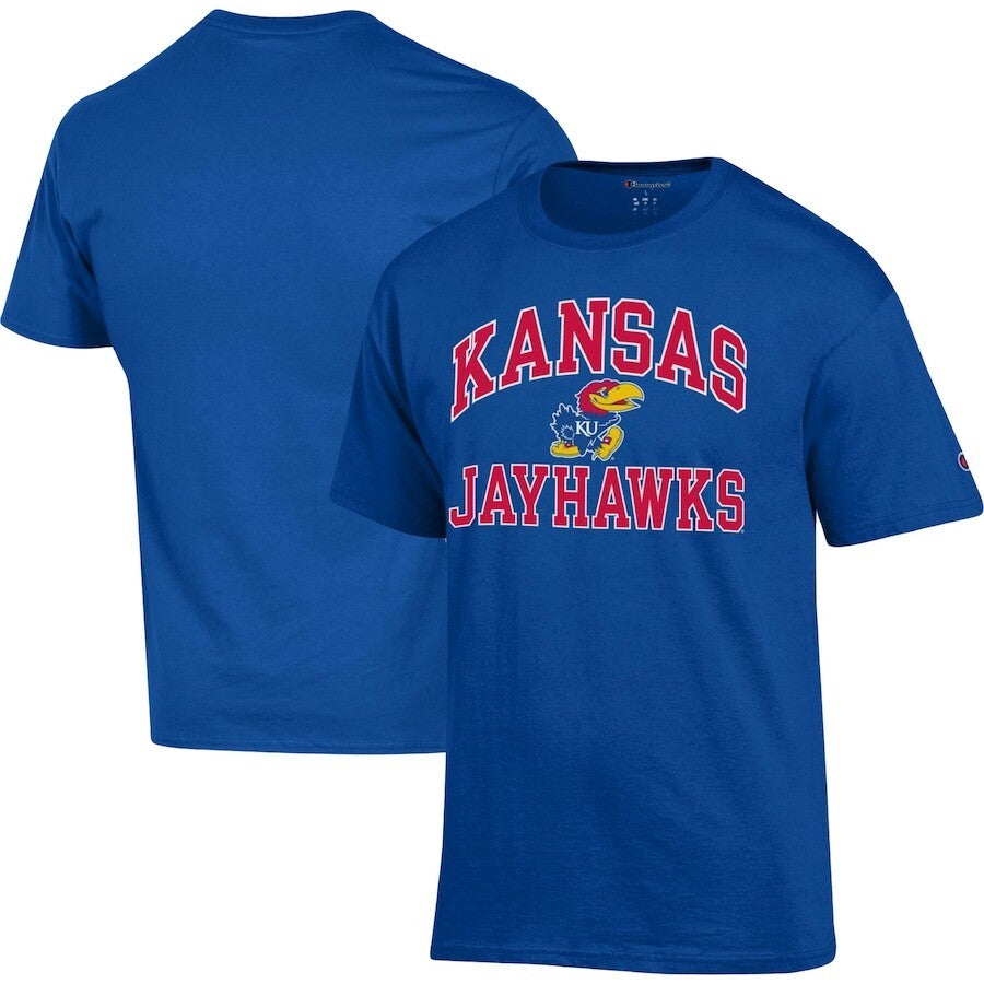 Kansas Jayhawks Champion High Motor T-Shirt - Royal - UKASSNI