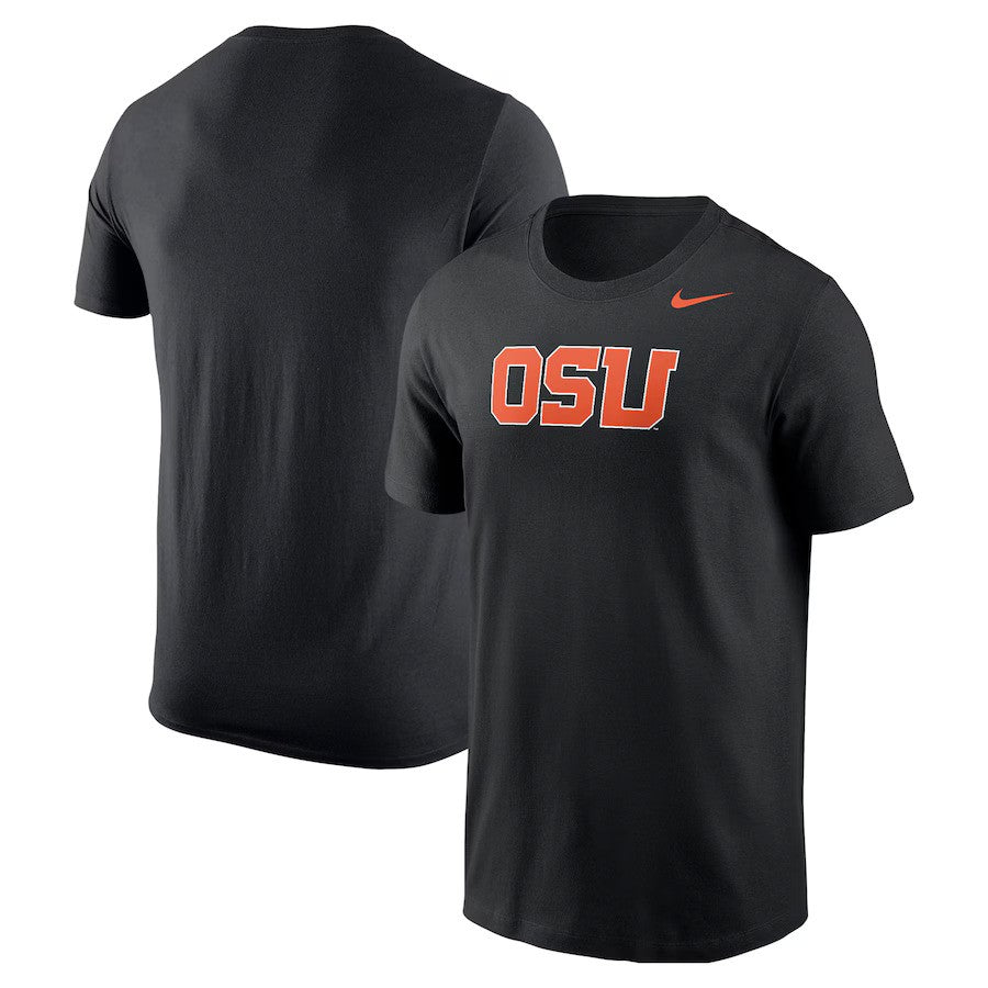 Oregon State Beavers Nike Logo T-Shirt - Black - UKASSNI