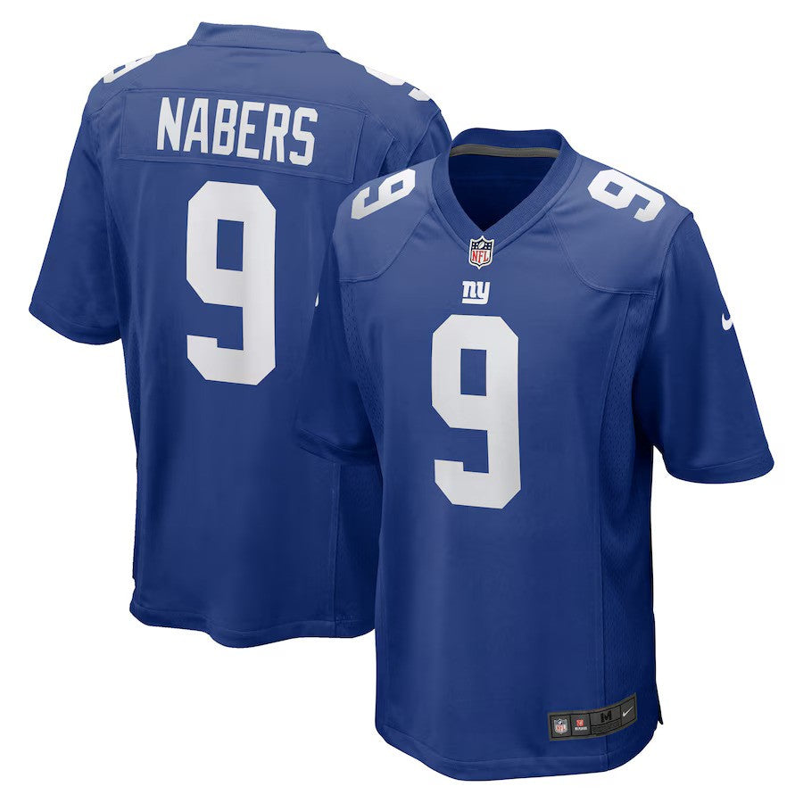 Malik Nabers New York Giants Nike 2024 NFL Draft First Round Pick Player Game Jersey - Royal - UKASSNI