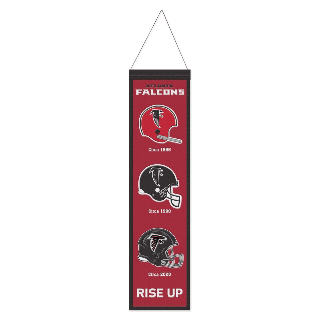 Atlanta Falcons UK Wincraft 8" x 32" Evolution Wool Banner (UK Stock) - UKASSNI