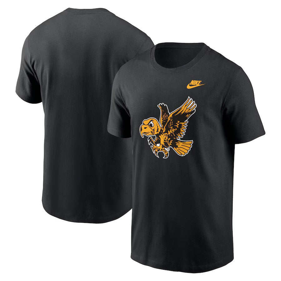 Iowa Hawkeyes Nike Legacy Alternate Logo T-Shirt - Black - UKASSNI