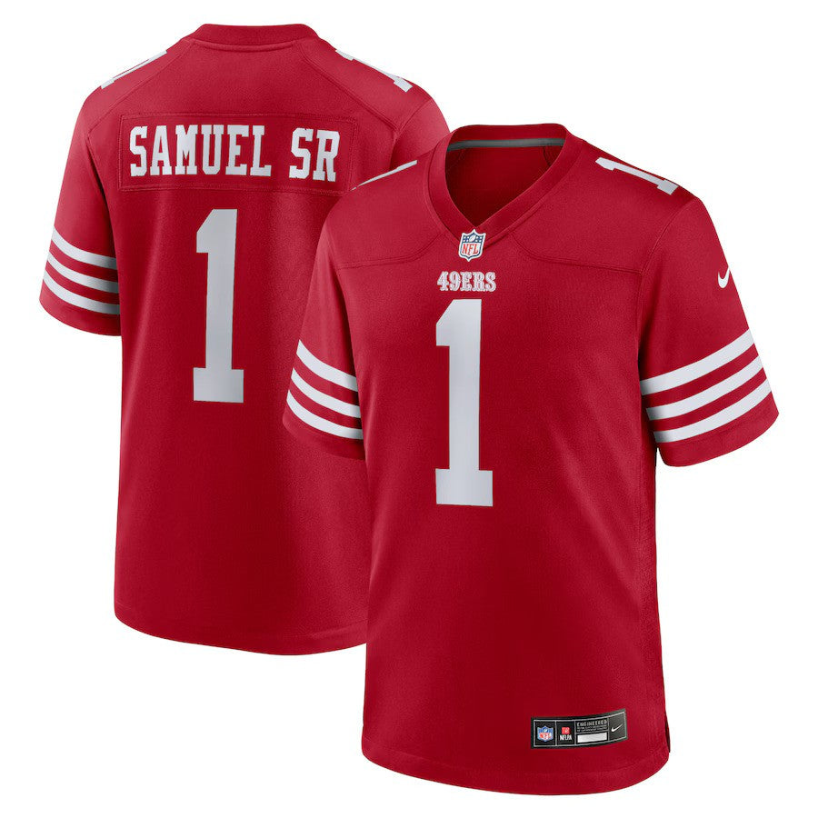 Deebo Samuel Sr San Francisco 49ers Nike Game Player Jersey - Scarlet - UKASSNI
