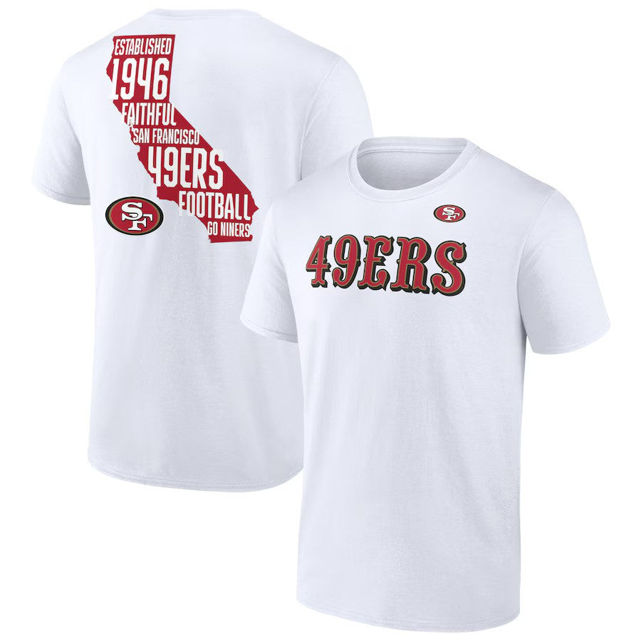 San Francisco 49ers Hot Shot T-Shirt - White - UKASSNI