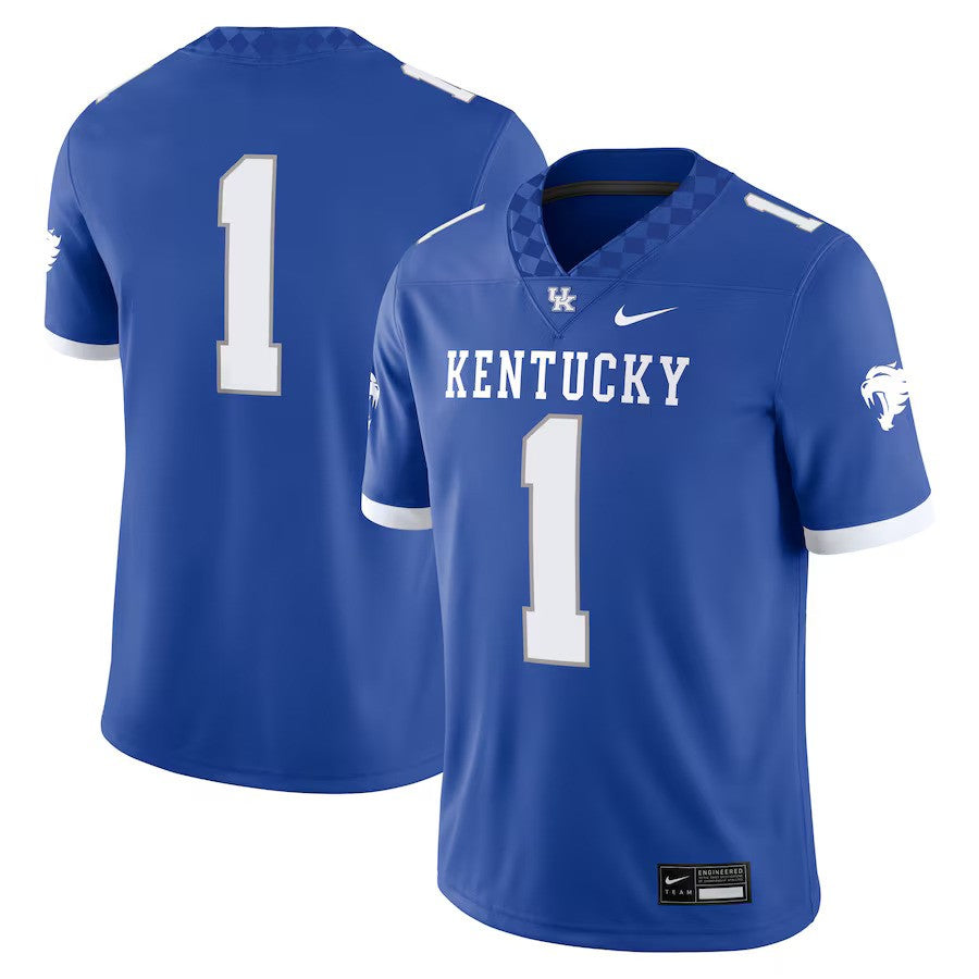 Kentucky Wildcats #1 Game Jersey – Royal (USA Stock) - UKASSNI